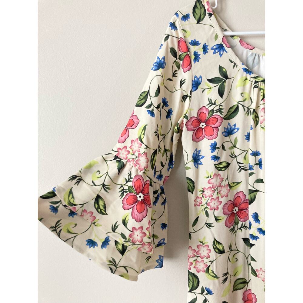 NWT CHRISTY DAWN Rowe Maxi Dress Cream Floral Size XS/S - Picture 5 of 10